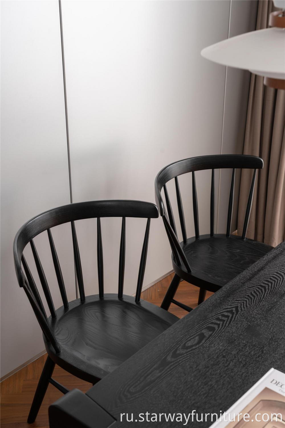 Windsor Back Wood Chair